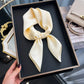 60cm Solid Color Silk Satin Neckerchief – Elegant Hijab Scarf for Women